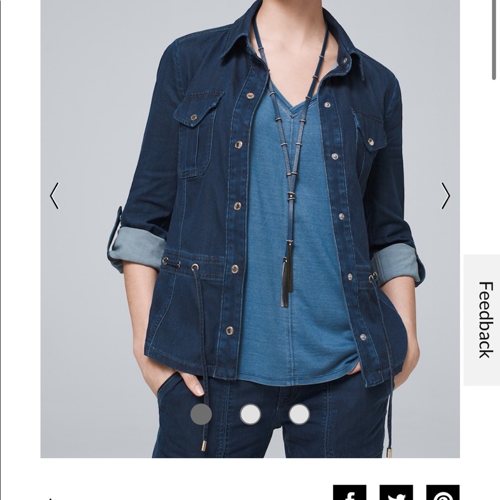 Turquoise utility jacket - Picture 6 of 8